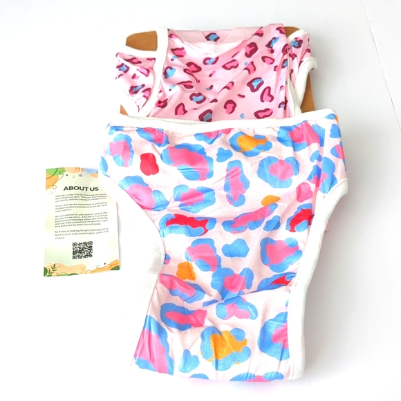 New Asenku Girl Dog Washable & Reusable Diapers Size Small - Picture 2 of 8